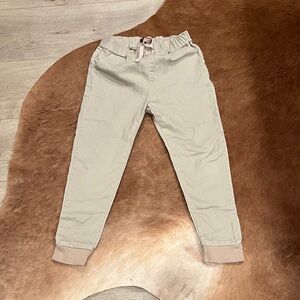 7 For All Mankind Kids Tan Joggers